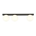 Emibig Emibig FIT 3 BLACK/OPAL - Lampe de plafond minimaliste pour tous les espaces
