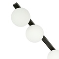 Emibig Emibig FIT 3 BLACK/OPAL - Lampe de plafond minimaliste pour tous les espaces