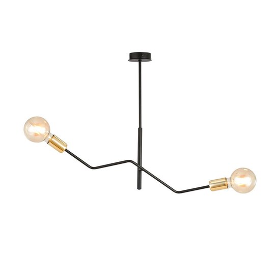 Emibig Emibig BOLT 2 BLACK GOLD - Scandinavische plafondlamp met stijl