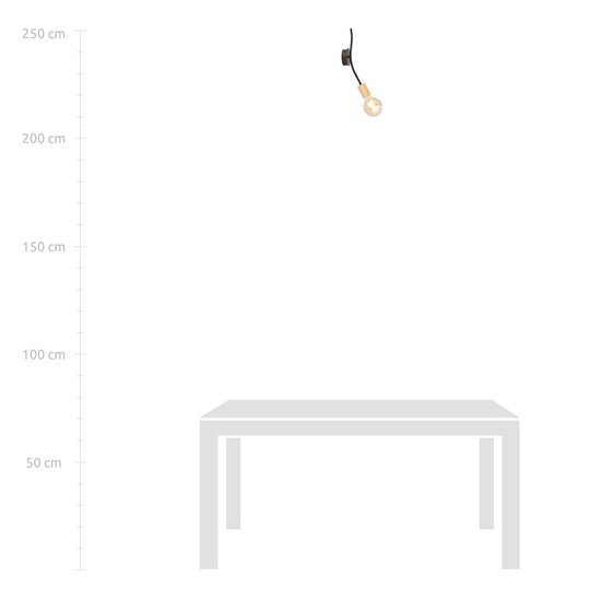 Emibig Emibig BOLT K1 BLACK GOLD - Lampe de plafond scandinave en acier revêtu de poudre