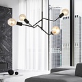 Emibig Emibig FRIX 4 BLACK - Lampe de plafond scandinave pour un look moderne