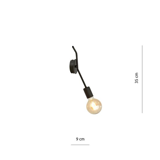 Emibig Emibig FRIX K1 BLACK - Lampe de plafond scandinave en acier