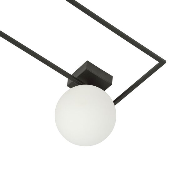 Emibig Emibig IMAGO 1A Noir/Opale - Design Minimaliste pour Tous les Espaces