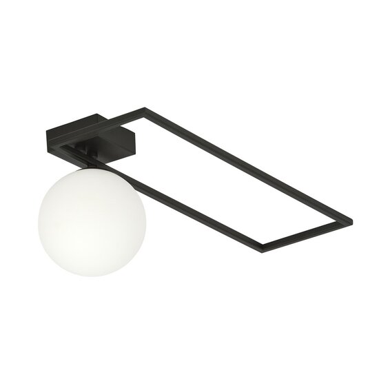 Emibig Emibig IMAGO 1B Zwart/Opal - Minimalistische plafondlamp voor elke ruimte