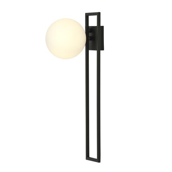 Emibig Emibig IMAGO 1C BLACK/OPAL - Minimalist ceiling lamp for any space