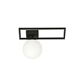 Emibig Emibig IMAGO 1D ZWART/OPAAL - Minimalistische plafondlamp voor moderne interieurs