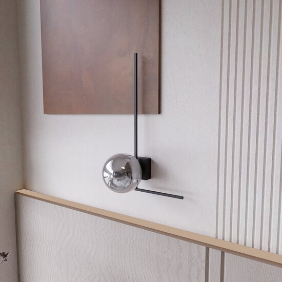 Emibig Emibig IMAGO 1F BLACK/GRAFIT - Minimalist ceiling lamp for any space