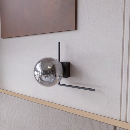 Emibig Emibig IMAGO 1G BLACK/GRAFIT - Minimalist ceiling lamp for modern interiors