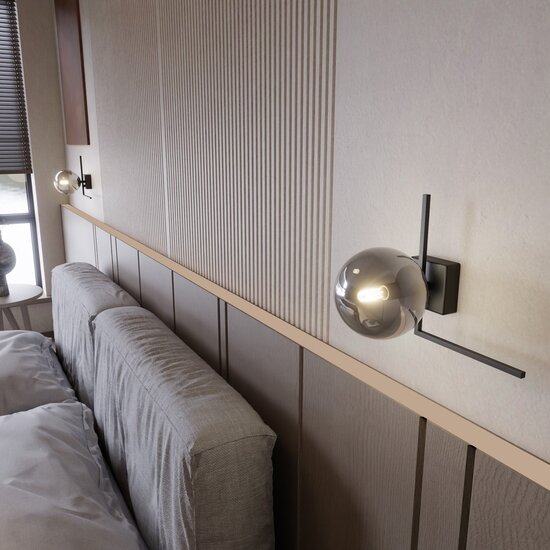 Emibig Emibig IMAGO 1G BLACK/GRAFIT - Lampe de plafond minimaliste pour intérieurs modernes