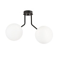 Emibig Emibig NOVA 2 BLACK/OPAL - Scandinavian ceiling lamp for a modern look