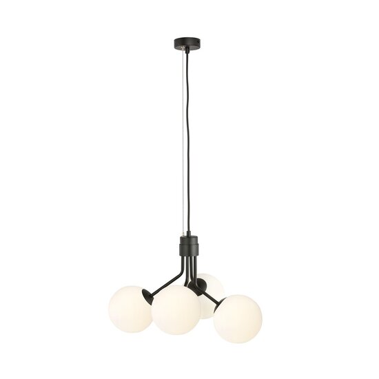 Emibig Emibig NOVA 4 BLACK/OPAL - Scandinavische Hanglamp voor een Stijlvolle Sfeer