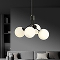 Emibig Emibig NOVA 4 BLACK/OPAL - Scandinavische Hanglamp voor een Stijlvolle Sfeer