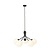 Emibig Emibig NOVA 5 BLACK/OPAL Hanglamp