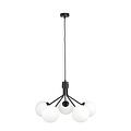 Emibig Emibig NOVA 5 BLACK/OPAL Hanglamp - Scandinavisch Design voor Elke Ruimte