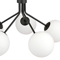 Emibig Emibig NOVA 5 BLACK/OPAL Hanglamp - Scandinavisch Design voor Elke Ruimte
