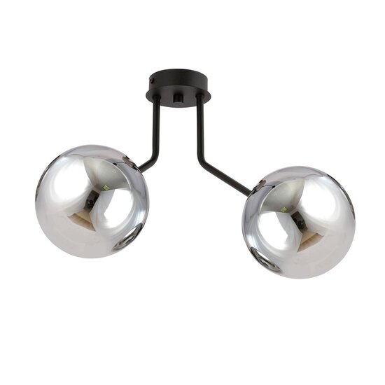 Emibig Emibig NOVA 2 BLACK/GRAFIT - Scandinavian ceiling lamp for a modern look