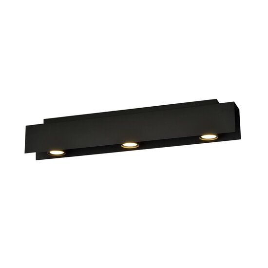 Emibig Emibig KENNO 3 BLACK - Minimalist ceiling lamp for a modern look
