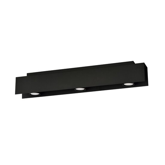 Emibig Emibig KENNO 3 BLACK - Minimalistische plafondlamp voor een moderne uitstraling