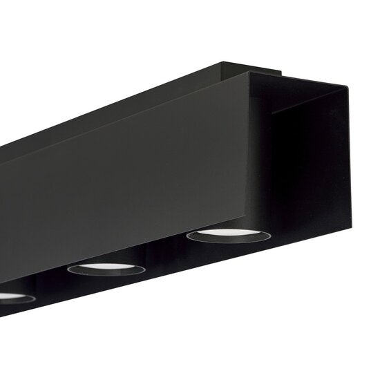 Emibig Emibig KENNO 3 BLACK - Minimalist ceiling lamp for a modern look