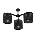 Emibig Emibig JORDAN 3 BLACK - Lampe de plafond industrielle pour un look moderne