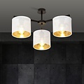 Emibig Emibig JORDAN 3 WHITE/GOLD - Industrial ceiling lamp for any space