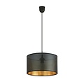 Emibig Emibig ASTON 1 Zwart/Goud - Industriële Hanglamp voor een Stijlvolle Sfeer
