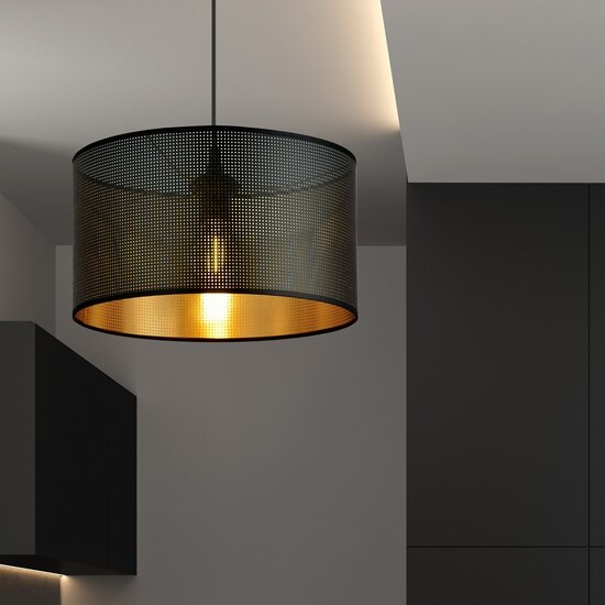 Emibig Emibig ASTON 1 BLACK/GOLD - Stijlvolle hanglamp voor elke ruimte