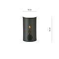 Emibig Emibig Aston K1 Black/Gold - Stylish Industrial Wall Lamp