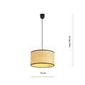 Emibig Emibig ASTON 1 RATTAN Hanglamp - Bohemian stijl voor elke ruimte