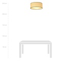 Emibig Emibig ASTON 3 RATTAN - Bohemian stijl plafondlamp