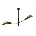 Emibig Emibig VENE 2 BLACK/GOLD - Moderne plafondlamp voor een stijlvol interieur