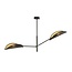 Emibig Emibig VENE 2 BLACK/GOLD - Moderne plafondlamp voor een stijlvol interieur