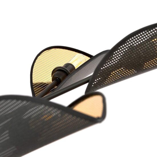 Emibig Emibig VENE 4 BLACK/GOLD - Modern ceiling lamp for a stylish interior