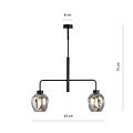 Emibig Emibig LUKKA 2 Noir/Graphite Suspension - Design Moderne pour Votre Intérieur