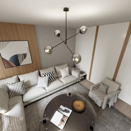 Emibig Emibig LINEAR 4 Zwart/Grafiet - Moderne Hanglamp voor Elke Ruimte