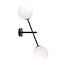 Emibig Emibig LINEAR K2 BLACK/OPAL - Applique murale moderne pour un éclairage élégant