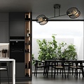 Emibig Emibig TALIA 2 BLACK - Lámpara de techo moderna para un ambiente elegante