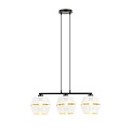 Emibig Emibig PIANO 3 WHITE/GOLD - Lampe suspendue moderne pour une ambiance élégante