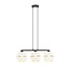 Emibig Emibig PIANO 3 WHITE/GOLD - Lampe suspendue moderne pour une ambiance élégante