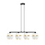 Emibig Emibig PIANO 4 WHITE/GOLD - Moderne hanglamp voor elke ruimte