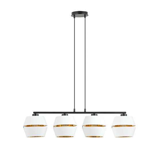 Emibig Emibig PIANO 4 WHITE/GOLD - Lampe suspendue moderne pour tous les espaces