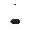Emibig Emibig PIANO 1 NOIR/OR - Lampe suspendue moderne pour tous les espaces