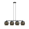 Emibig Emibig MALIA 4 Black/Gold Pendant Lamp - Modern design for any space