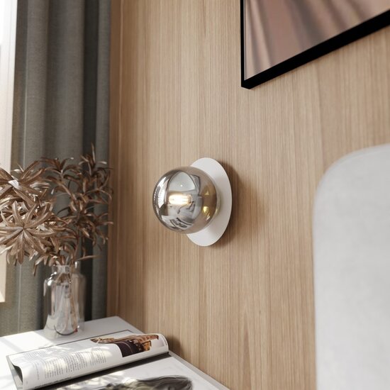 Emibig Emibig OSLO K1 WHITE/GRAFIT - Elegante wandlamp voor elke ruimte
