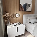 Emibig Emibig OSLO K1 WHITE/GRAFIT - Elegant wall lamp for any space