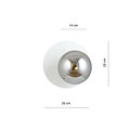 Emibig Emibig OSLO K1 WHITE/GRAFIT - Applique élégante pour tous les espaces