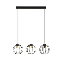 Emibig AJAX 3 Zwart/Goud Hanglamp