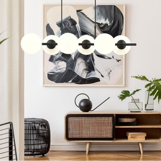 Emibig Emibig RORY 6 OPAL - Moderne hanglamp voor sfeervolle verlichting