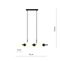 Emibig Emibig RORY 6 OPAL - Lampe suspendue moderne pour un éclairage élégant