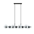 Emibig Emibig RORY 8 TRANSPARENT - Lámpara colgante moderna para una iluminación elegante